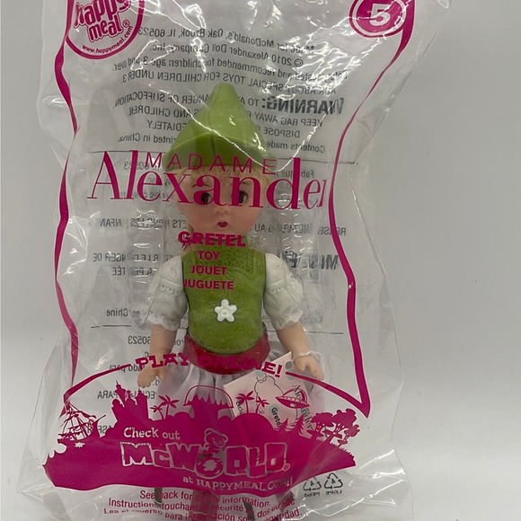 McDonald's 2010 Madame Alexander Gretel Doll Toy #5 - Picture 1 of 4